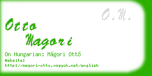 otto magori business card